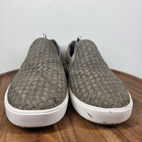 OluKai Lae‘ahi Lauhala Mens Dark Brown Size 11 Leather Slip On Shoes 10486-AUAU main image 13